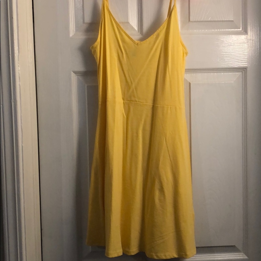 Yellow H&M dress